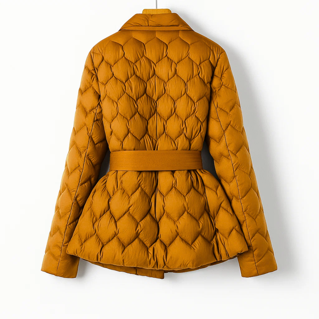 SOFÍA - CHAQUETA DE PULMON CON CINTURON EN LA CINTURA