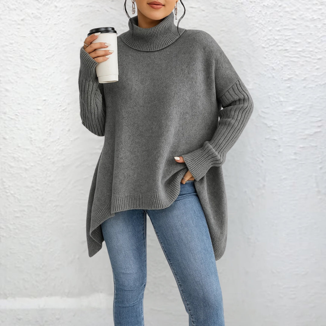EVA - JERSEY DE CUELLO ALTO INFORMAL