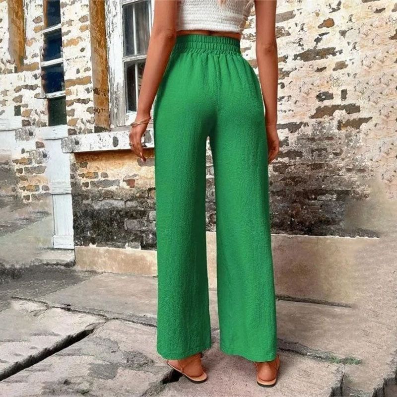 PANTALONES INFORMALES DE COLOR LISO