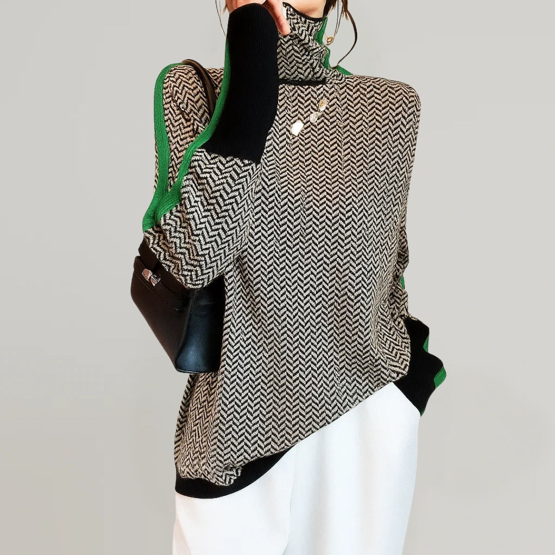 MARTINA - JERSEY CON CUELLO ALTO