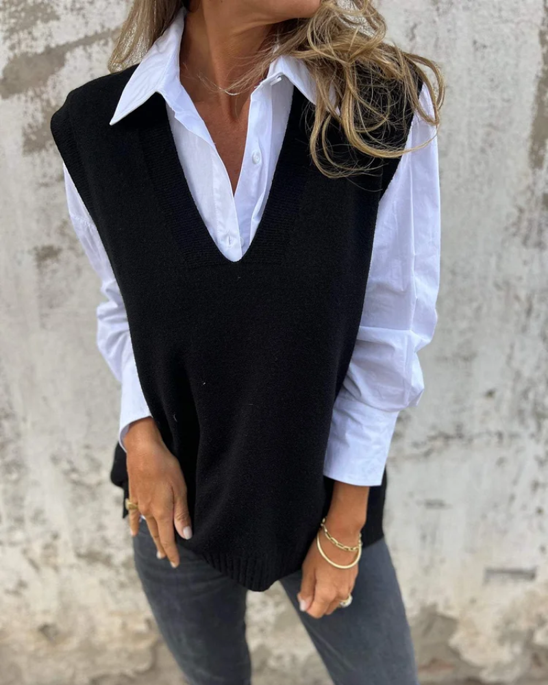 LISA - COMODA CHAQUETA DE PUNTO