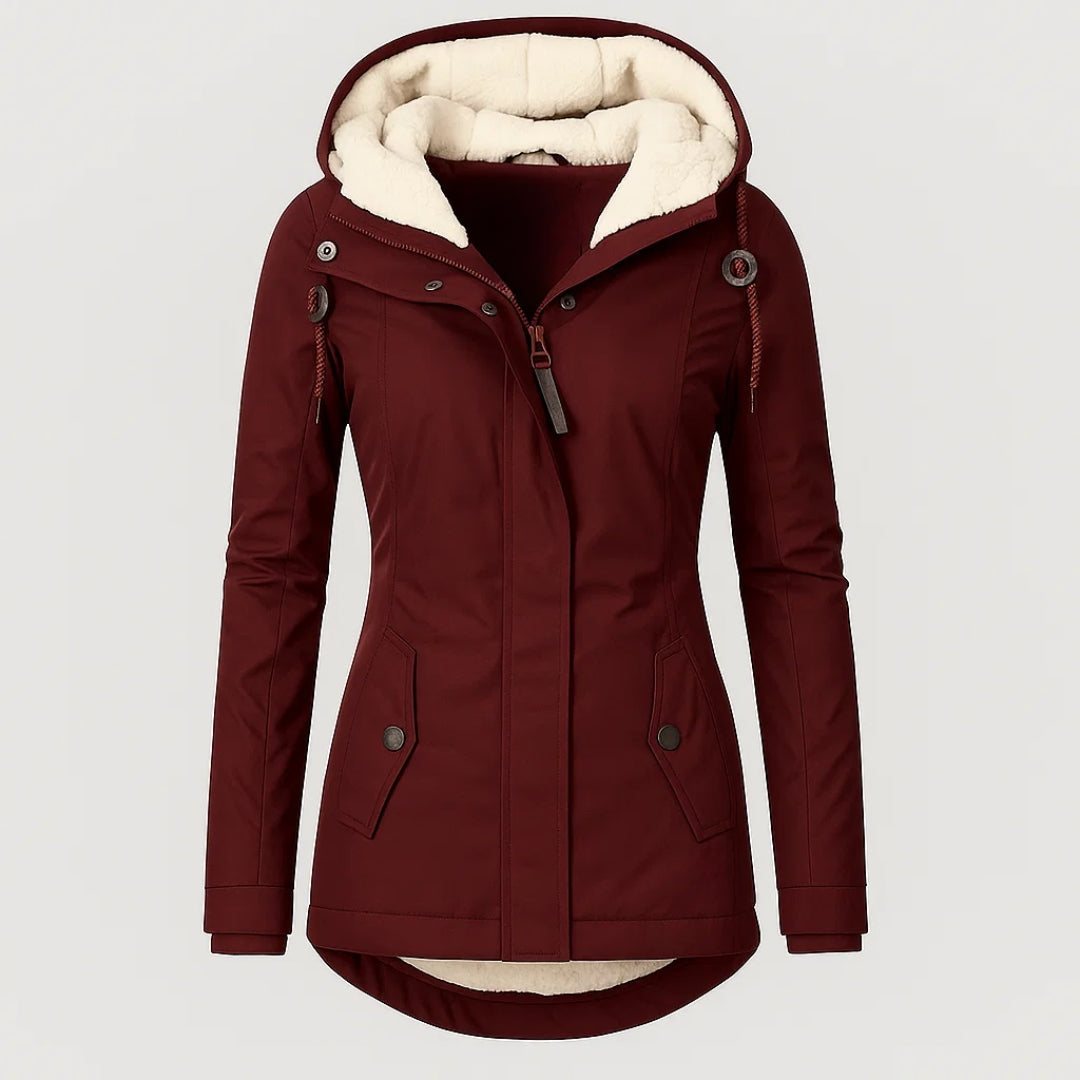 CLAUDIA - ELEGANTE CHAQUETA IMPERMEABLE