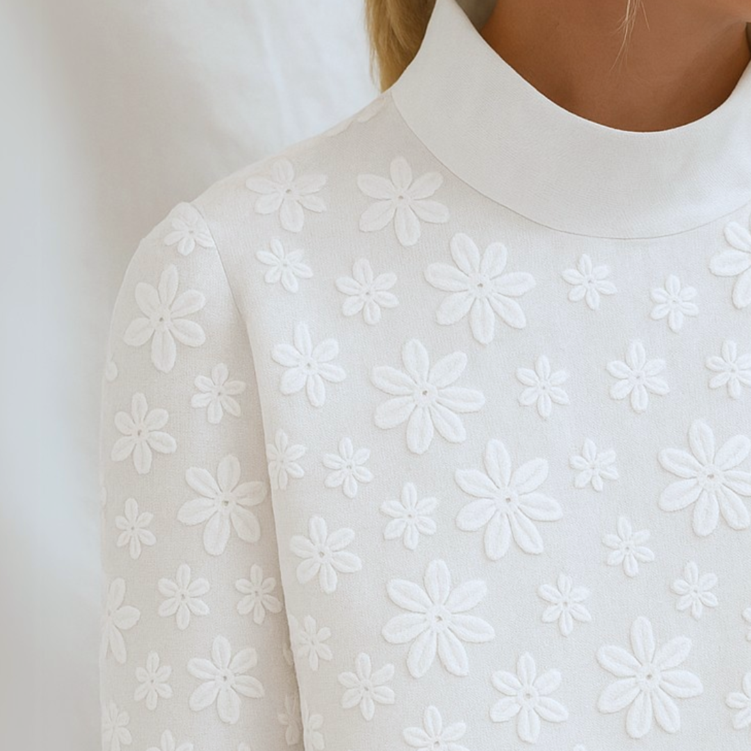 IRENE - ELEGANTE BLUSA CON ESTAMPADO FLORAL