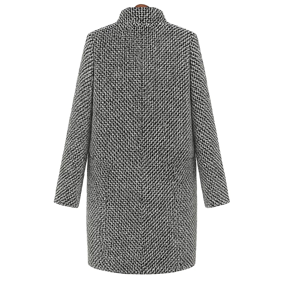 CANDELA - CHAQUETA LARGA DE LANA