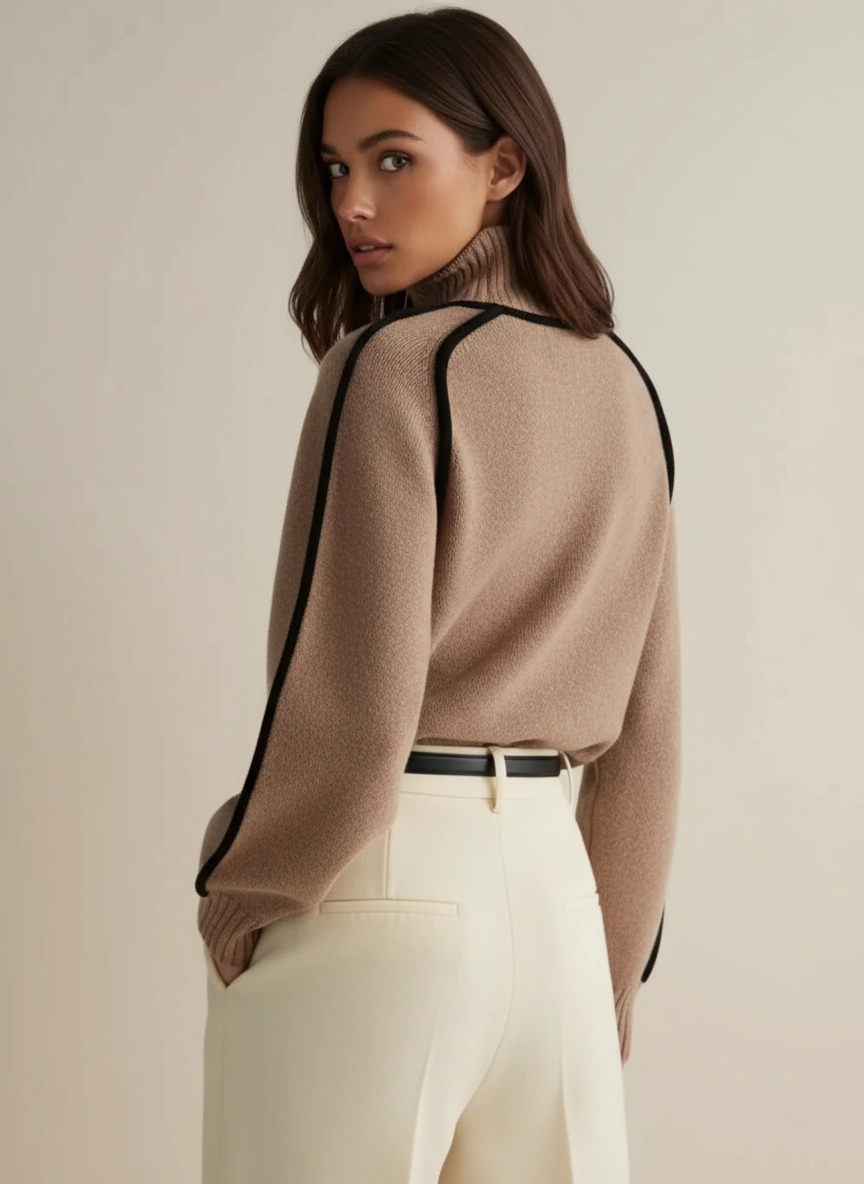 MARÍA - JERSEY DE CUELLO ALTO ESSENTIAL