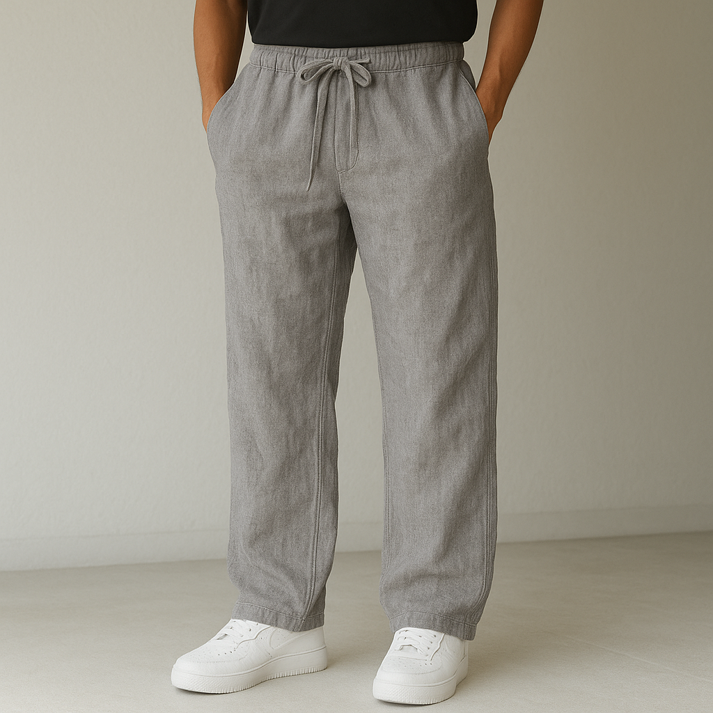 ALVARO - PANTALONES LIGEROS DE LINO