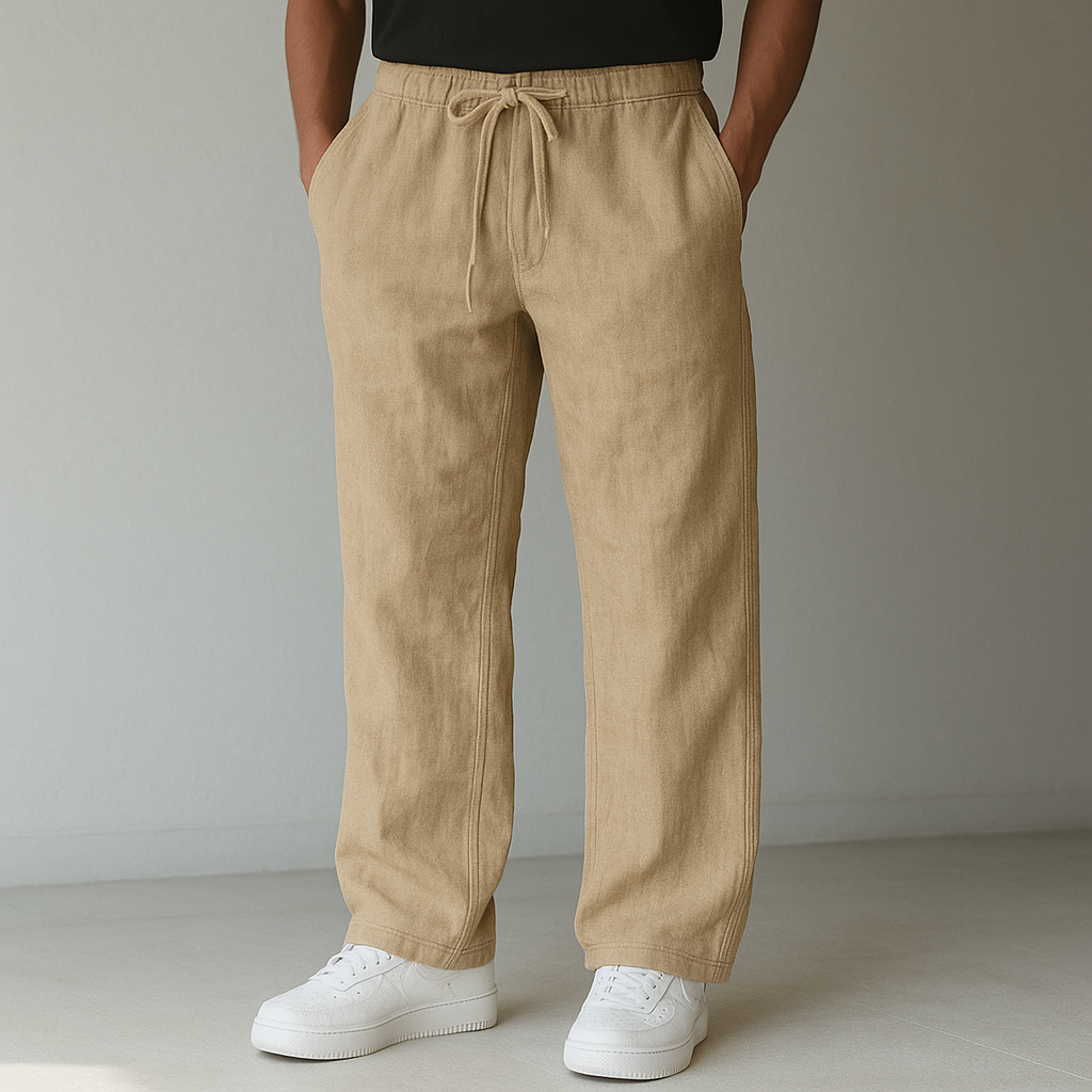 ALVARO - PANTALONES LIGEROS DE LINO