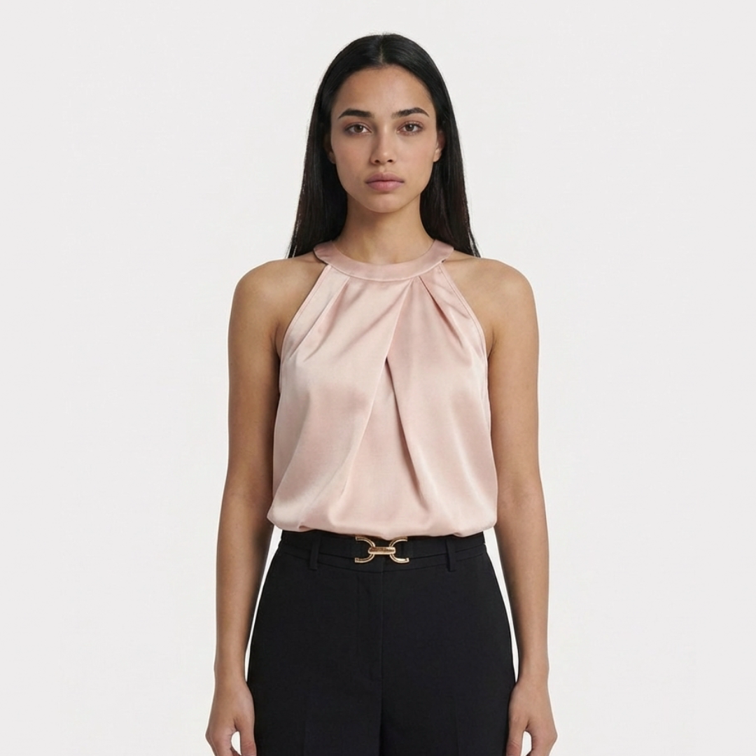 MIRANDA - ELEGANTE BLUSA DE SATÉN