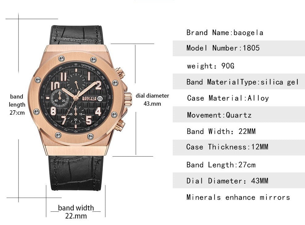 RELOJ CRONÓGRAFO INFORMAL