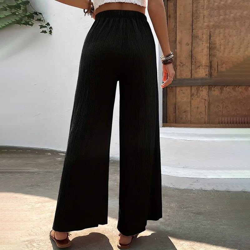 PANTALONES INFORMALES DE PIERNA ANCHA