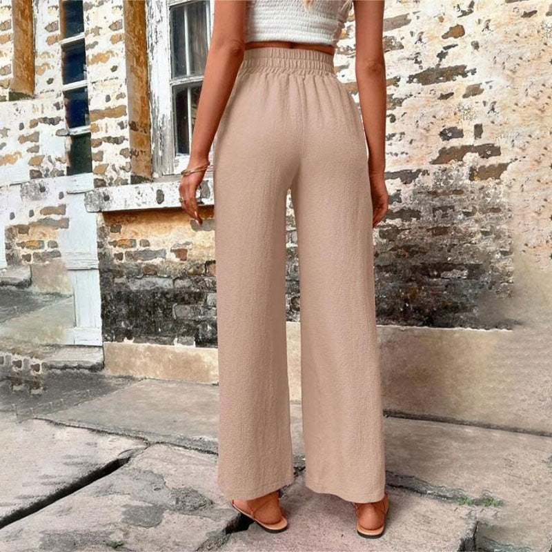 PANTALONES INFORMALES DE COLOR LISO