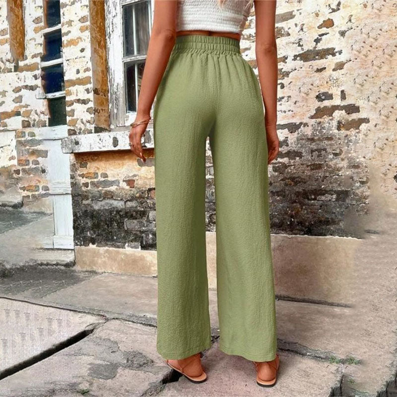 PANTALONES INFORMALES DE COLOR LISO