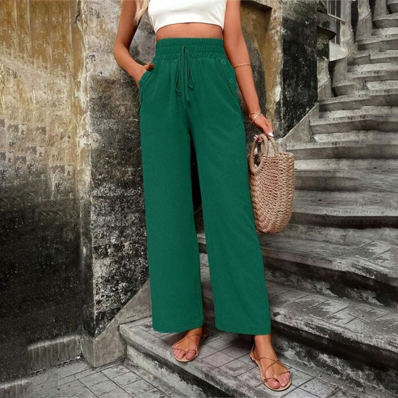 PANTALONES INFORMALES DE COLOR LISO