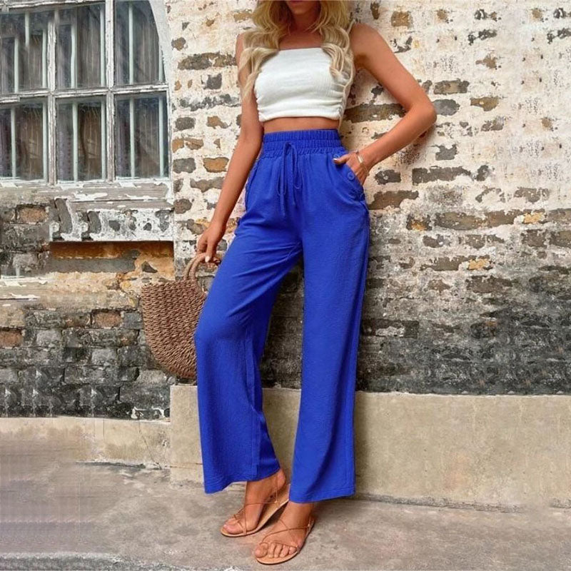 PANTALONES INFORMALES DE COLOR LISO
