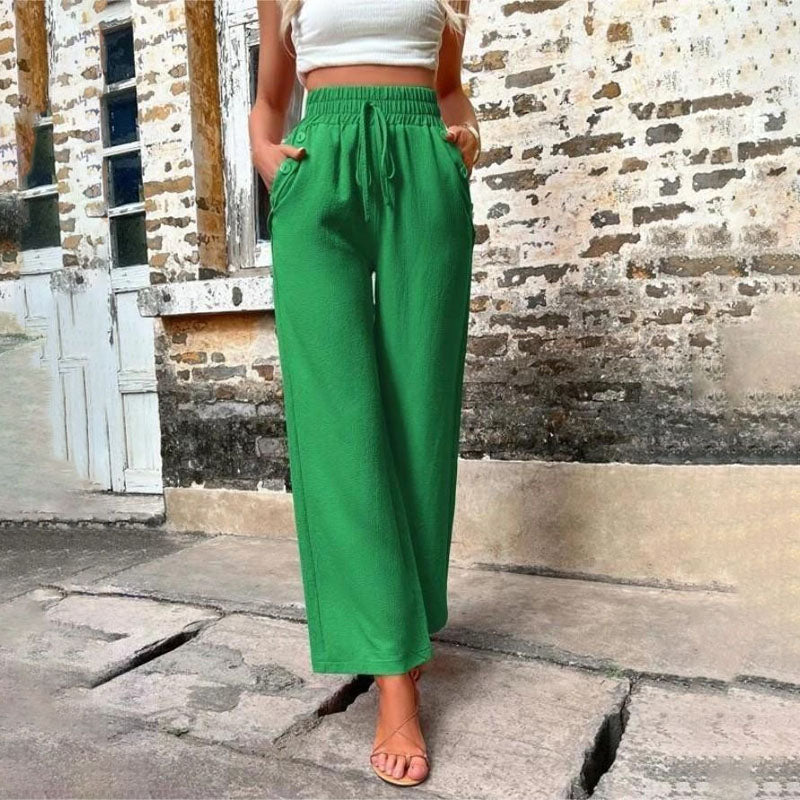 PANTALONES INFORMALES DE COLOR LISO