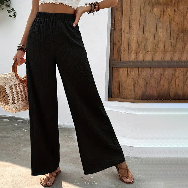 PANTALONES INFORMALES DE PIERNA ANCHA