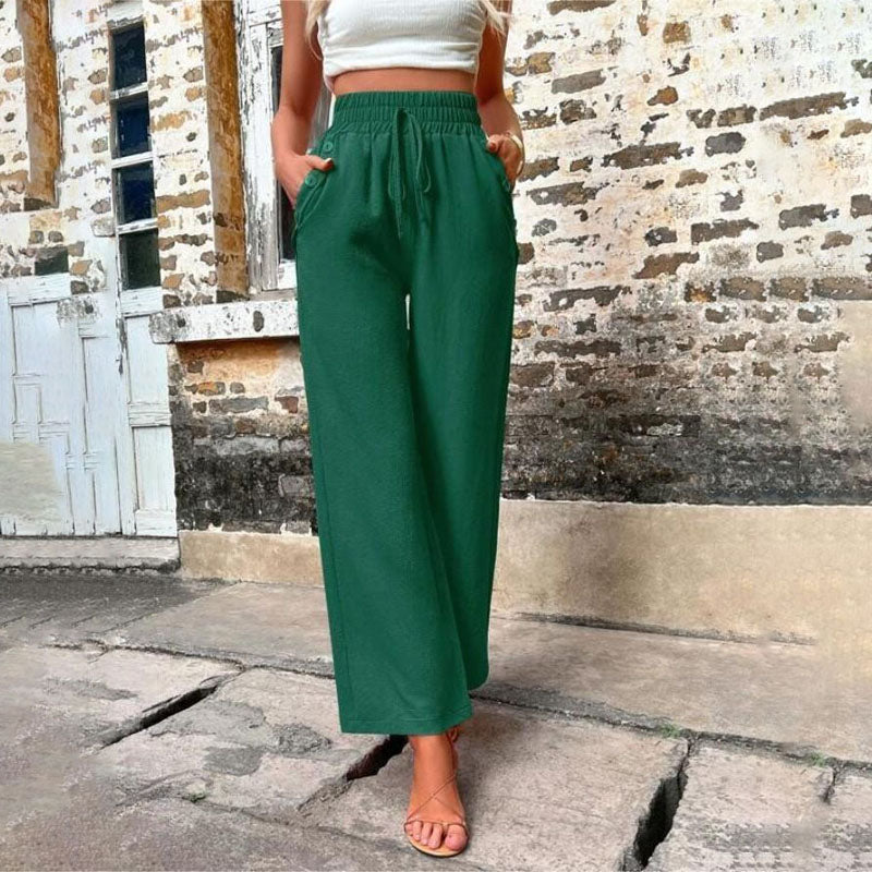 PANTALONES INFORMALES DE COLOR LISO