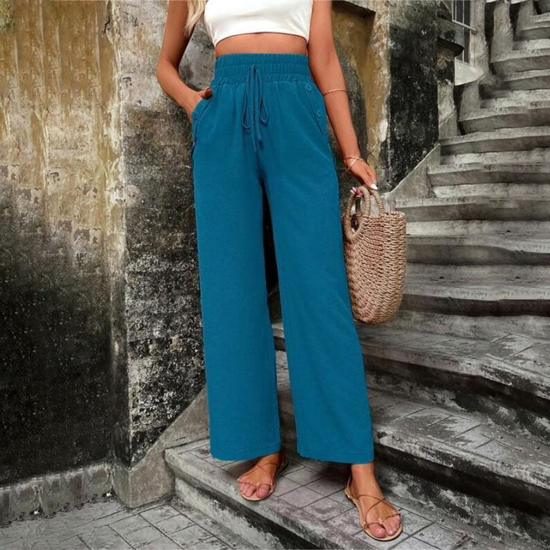 PANTALONES INFORMALES DE COLOR LISO
