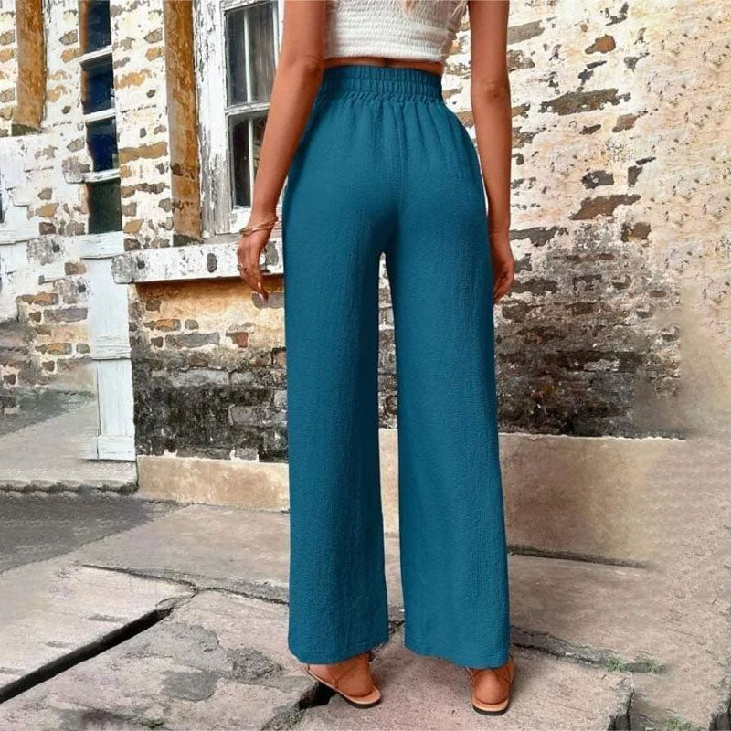 PANTALONES INFORMALES DE COLOR LISO