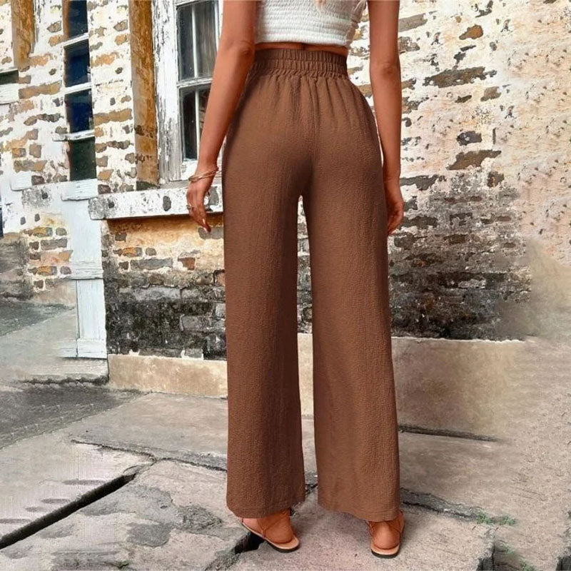 PANTALONES INFORMALES DE COLOR LISO