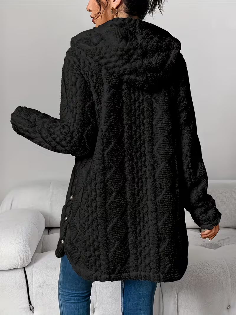 ABRIGO CÁRDIGAN CON FORRO POLAR