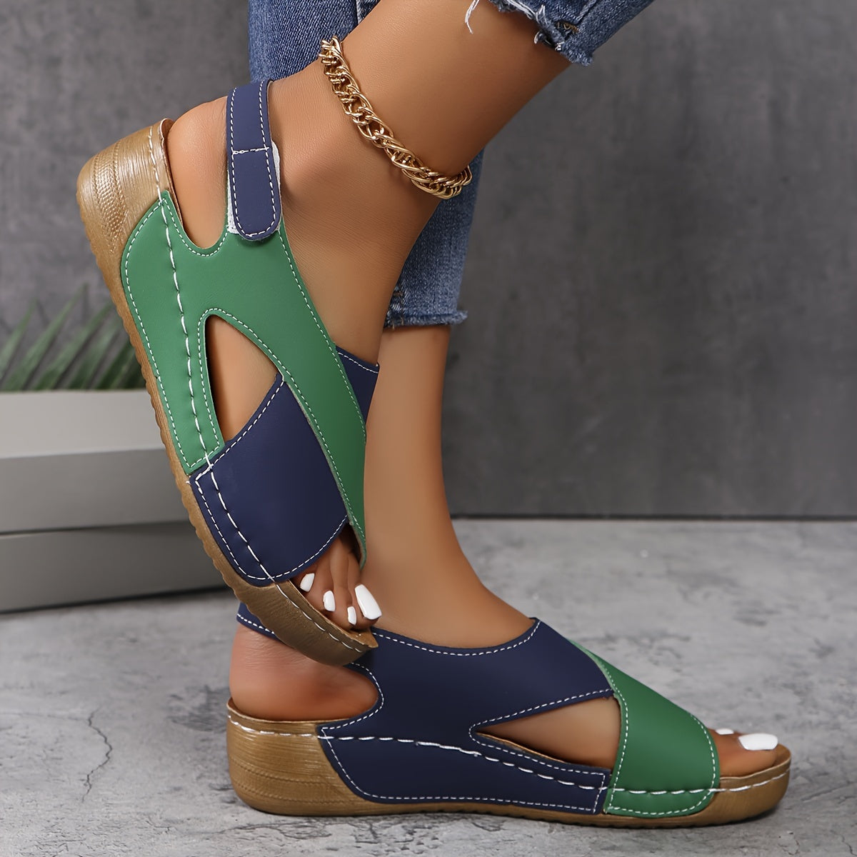 OLIVIA - SANDALIAS DE CUERO VEGANO
