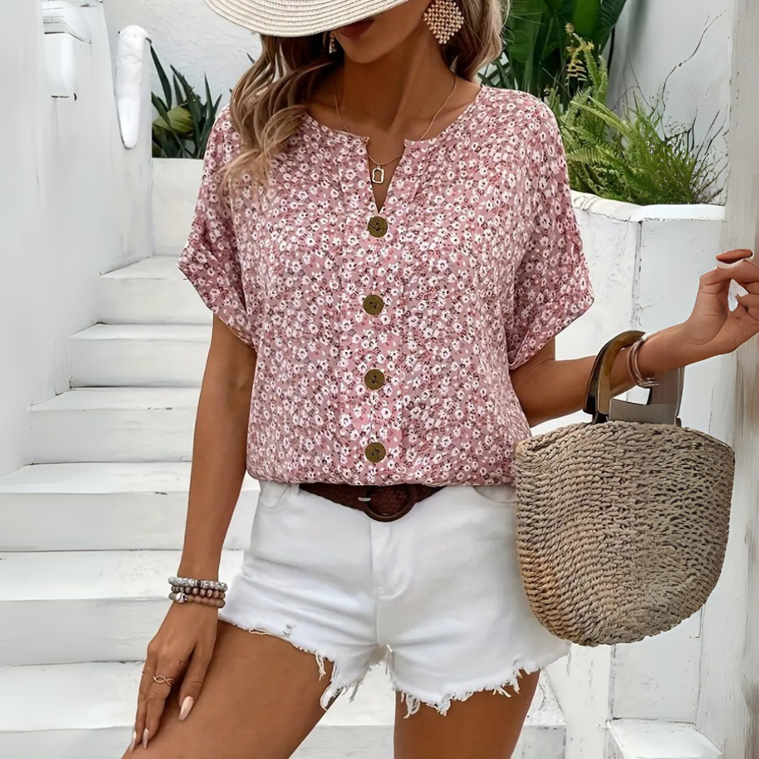 SOFÍA - ELEGANTE BLUSA DE BOTONES