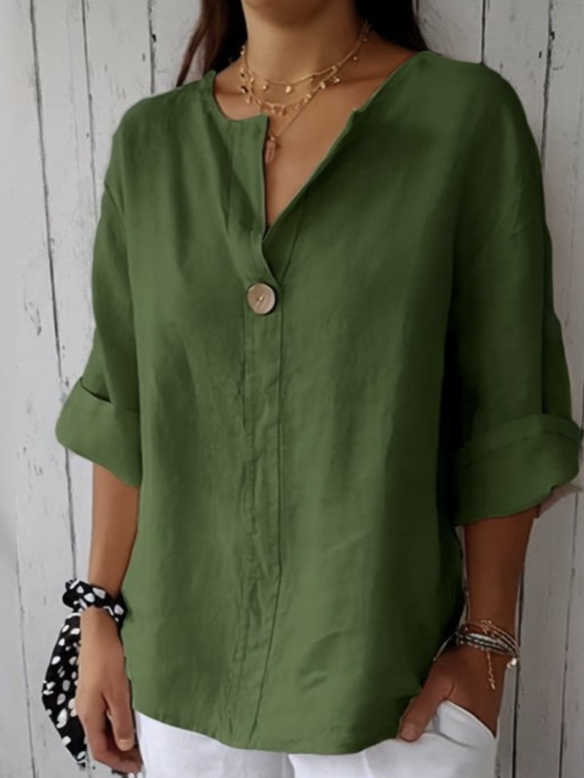 BLUSA CÓMODA Y ELEGANTE PARA MUJER
