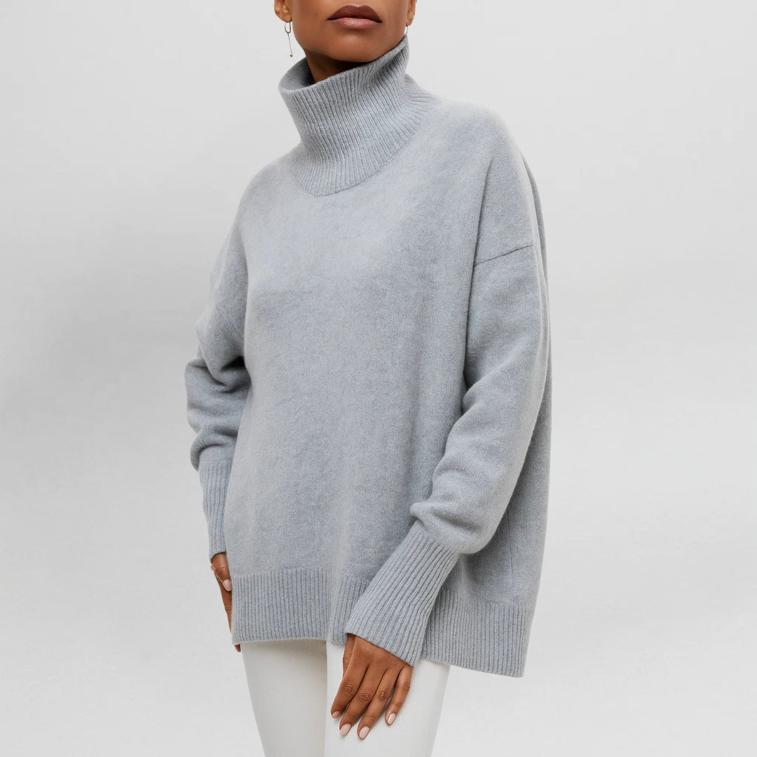 CARLOTA - JERSEY DE CUELLO ALTO ELEGANTE