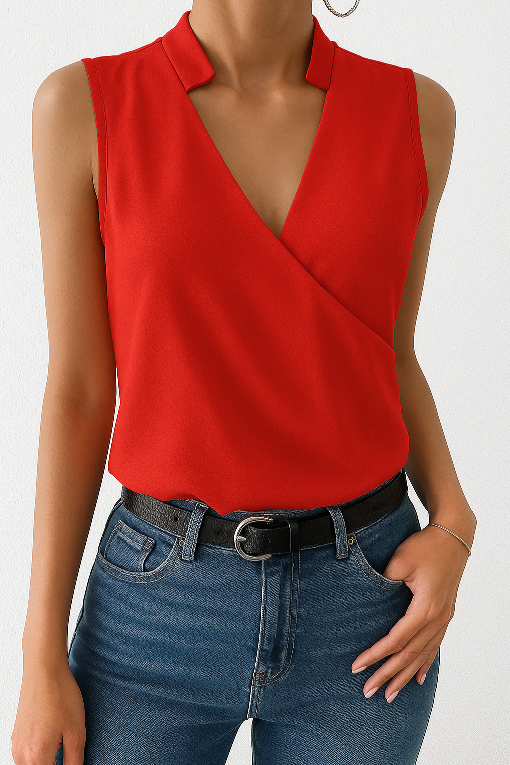 ELENA - BLUSA SIN MANGAS