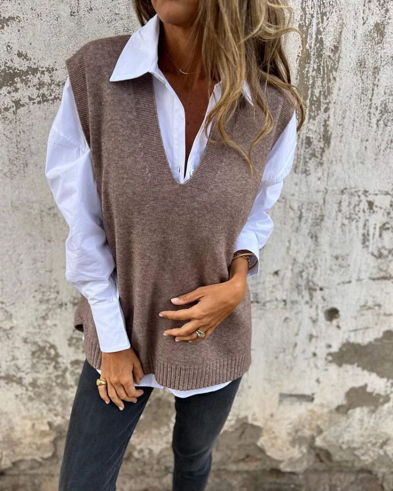 LISA - COMODA CHAQUETA DE PUNTO