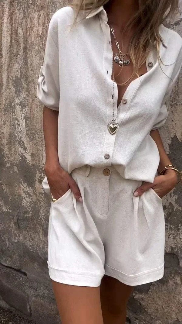 PAULINE - CONJUNTO BLUSA Y PANTALÓN