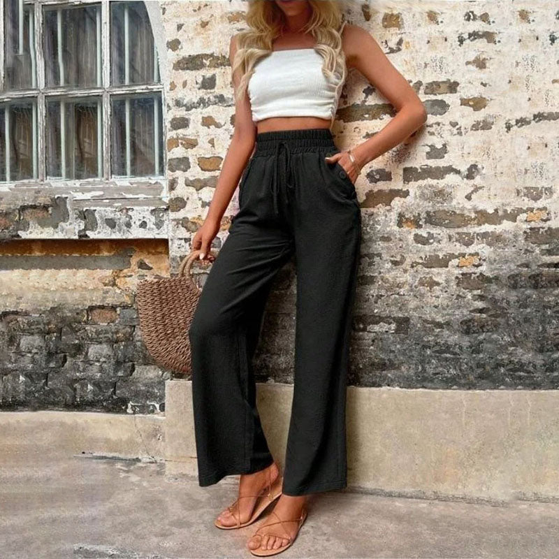 PANTALONES INFORMALES DE COLOR LISO