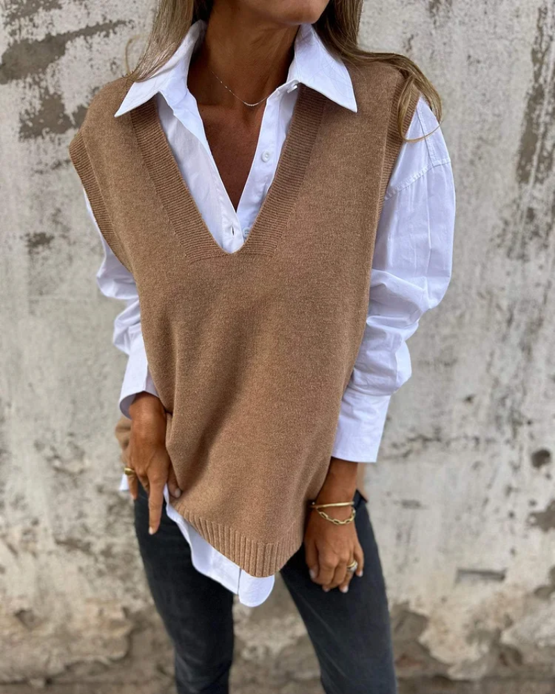 LISA - COMODA CHAQUETA DE PUNTO