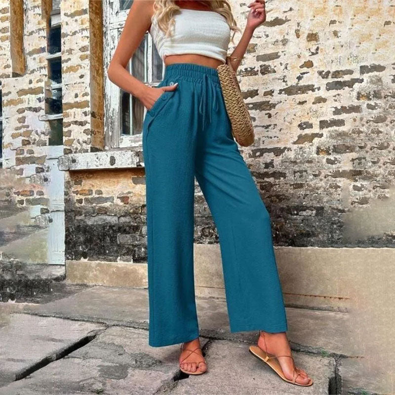 PANTALONES INFORMALES DE COLOR LISO