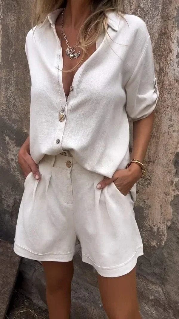 PAULINE - CONJUNTO BLUSA Y PANTALÓN