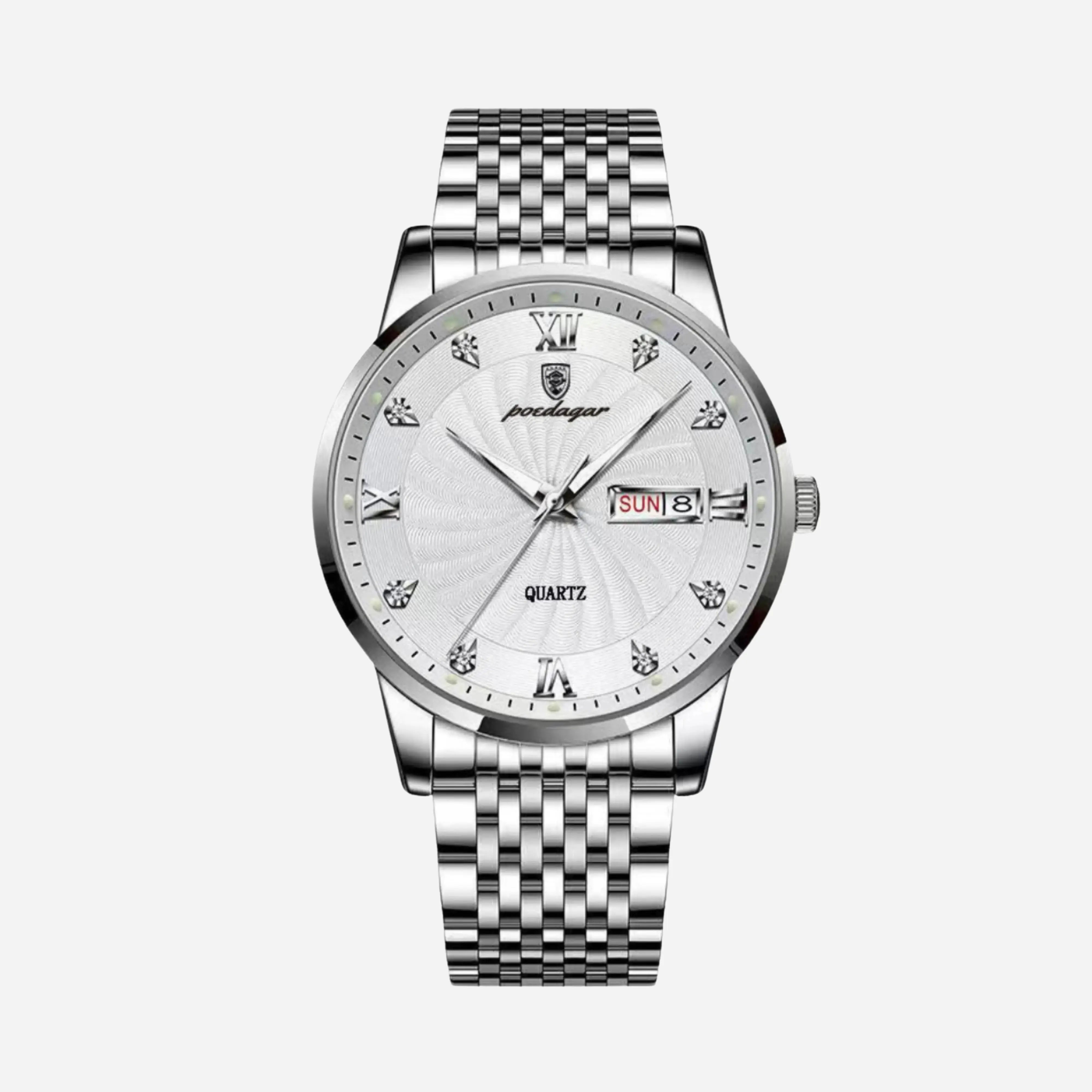 RELOJ DE NEGOCIOS ACERO INOXIDABLE