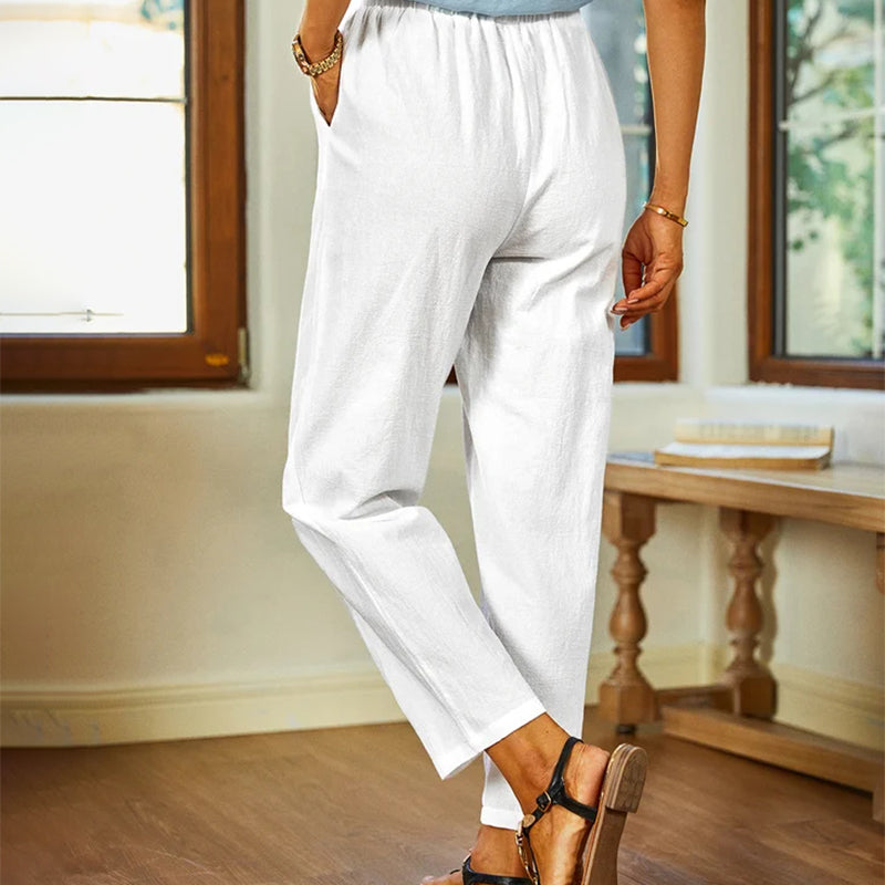 PANTALONES INFORMALES LINO