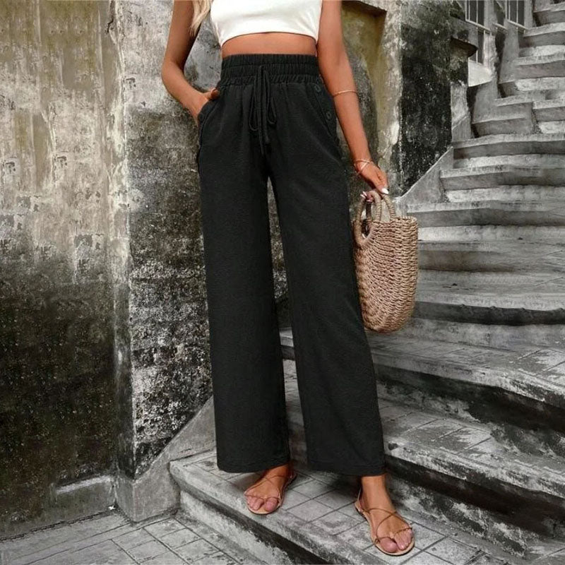 PANTALONES INFORMALES DE COLOR LISO