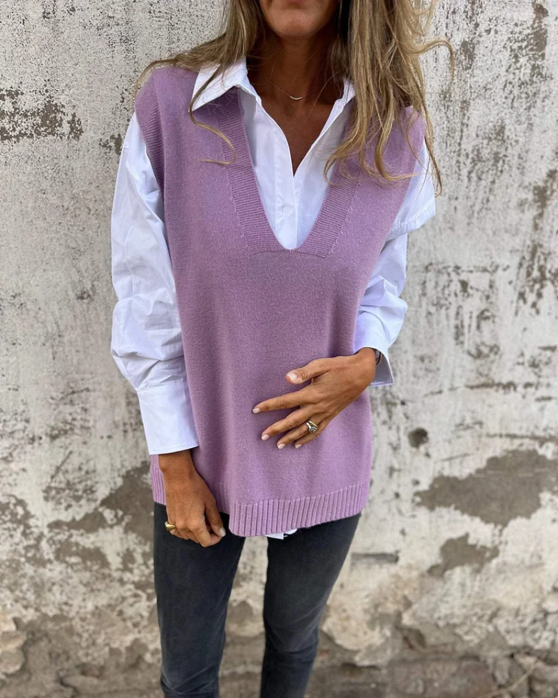 LISA - COMODA CHAQUETA DE PUNTO