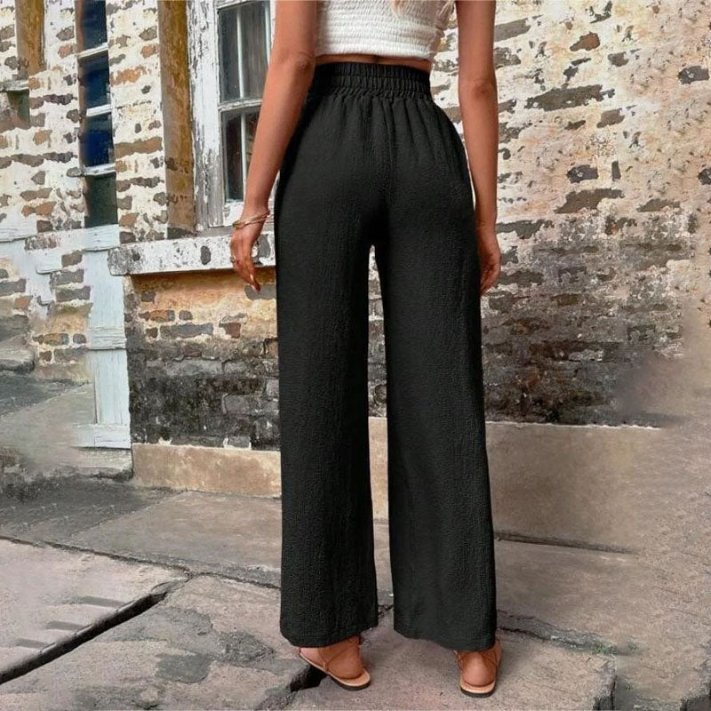 PANTALONES INFORMALES DE COLOR LISO