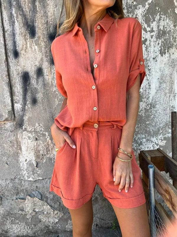 PAULINE - CONJUNTO BLUSA Y PANTALÓN