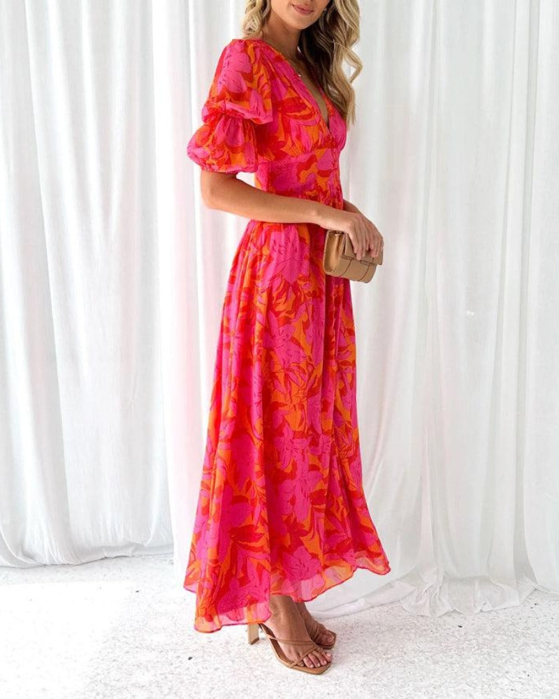 DELACROIX | Robe Maxi Éclat Solaire (ÉDITION LIMITÉE!)