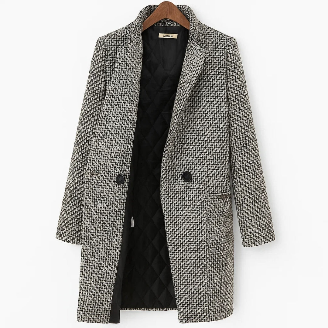 CANDELA - CHAQUETA LARGA DE LANA