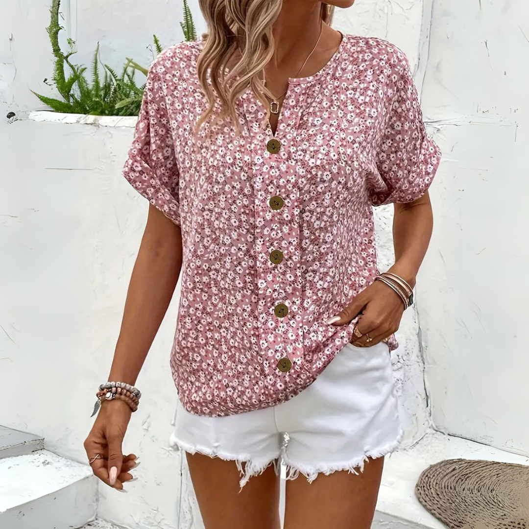 SOFÍA - ELEGANTE BLUSA DE BOTONES