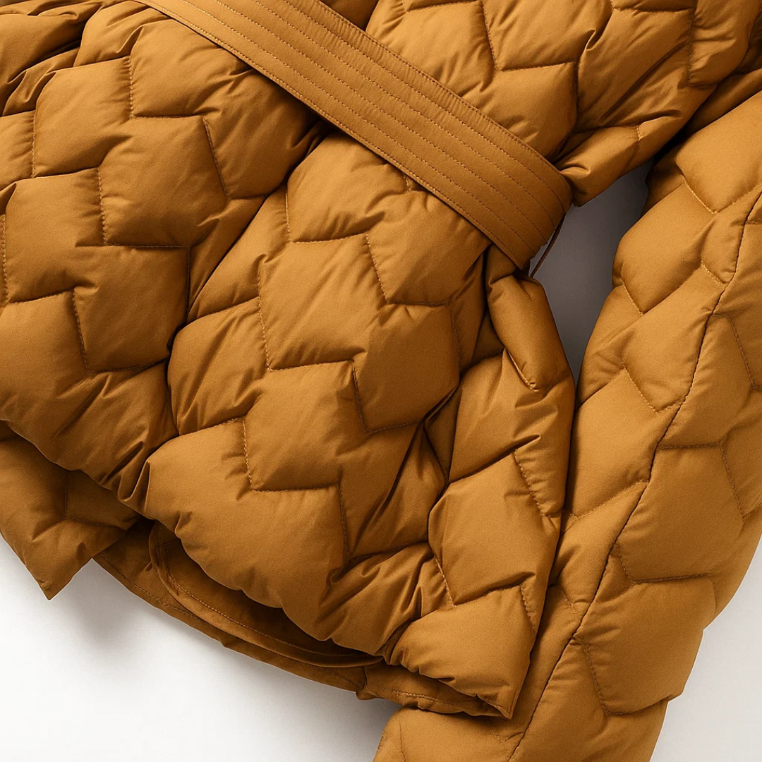 SOFÍA - CHAQUETA DE PULMON CON CINTURON EN LA CINTURA