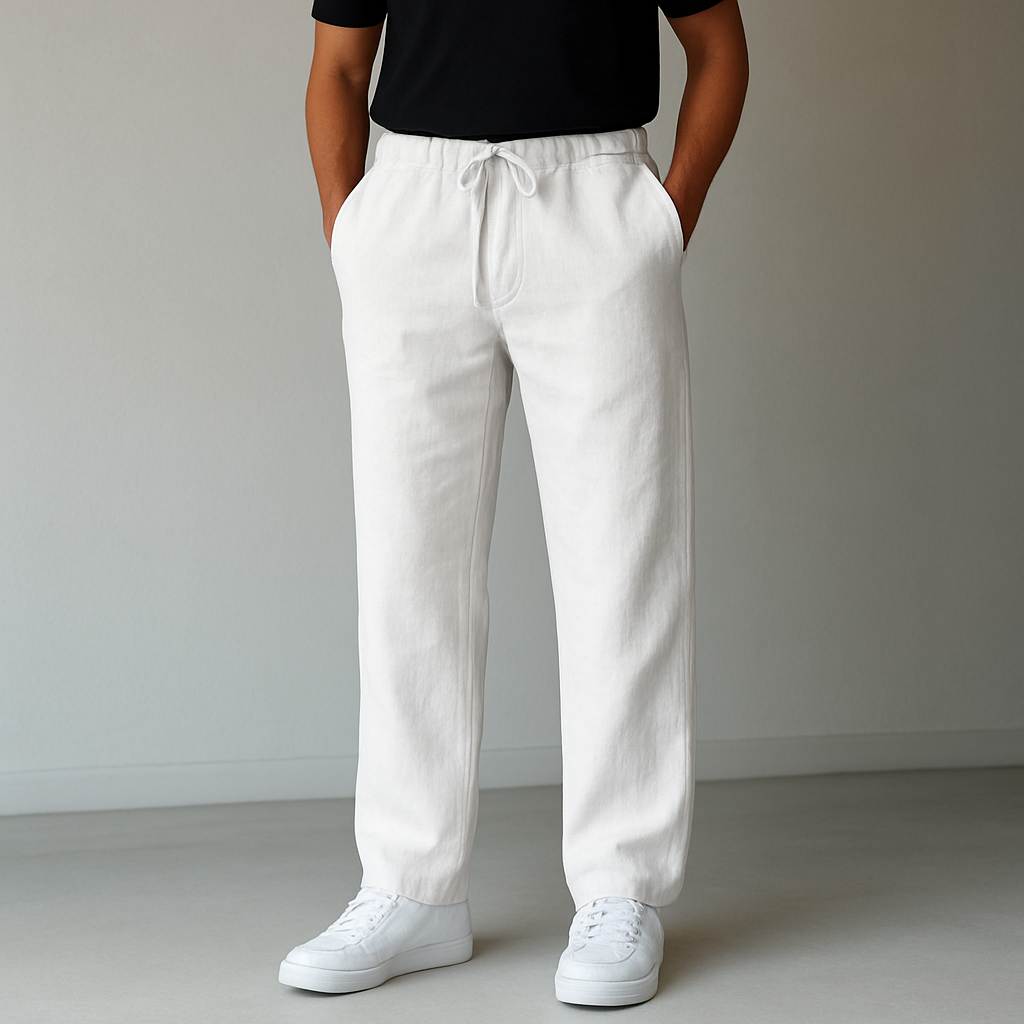 ALVARO - PANTALONES LIGEROS DE LINO