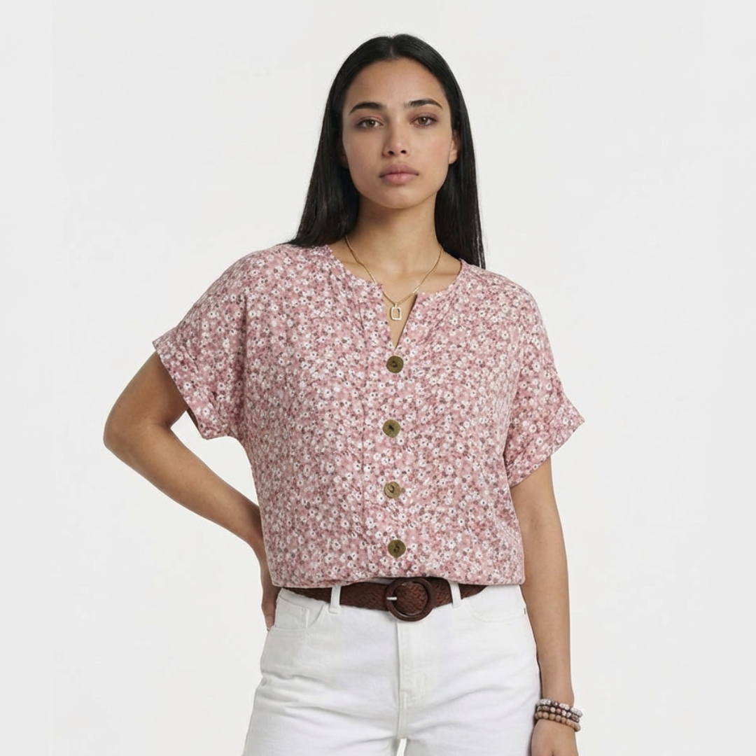 SOFÍA - ELEGANTE BLUSA DE BOTONES