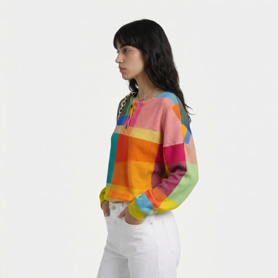 SUDADERA VINTAGE COLORIDA