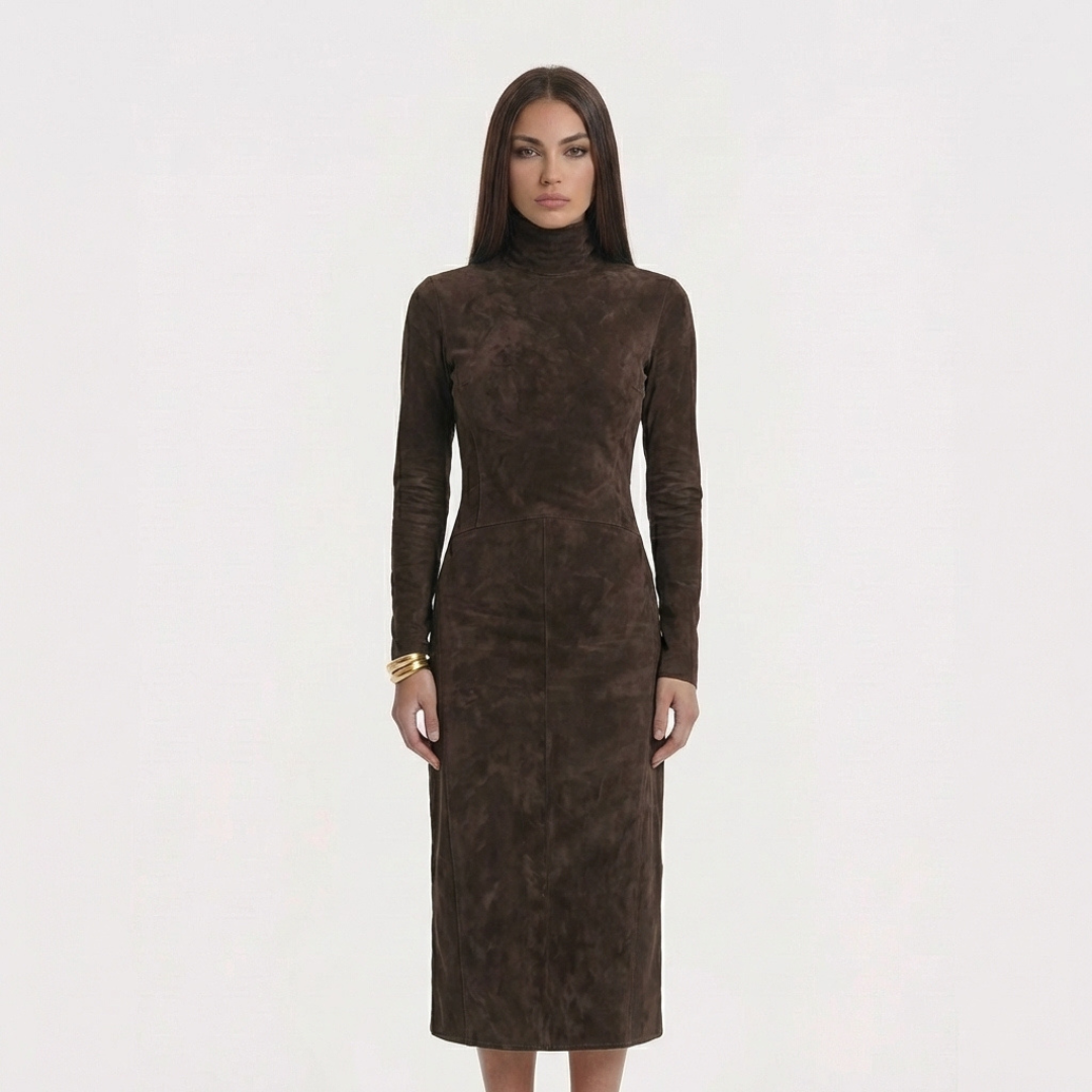 VESTIDO ELEGANTE TERRACOTA